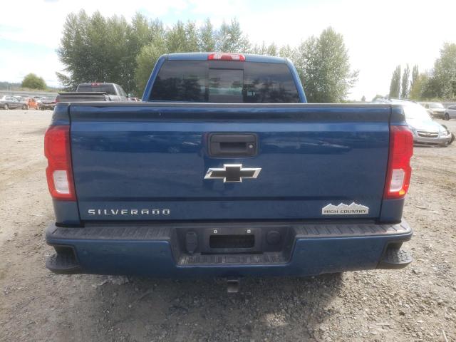 3GCUKTEC1HG436024 - 2017 CHEVROLET SILVERADO K1500 HIGH COUNTRY BLUE photo 6