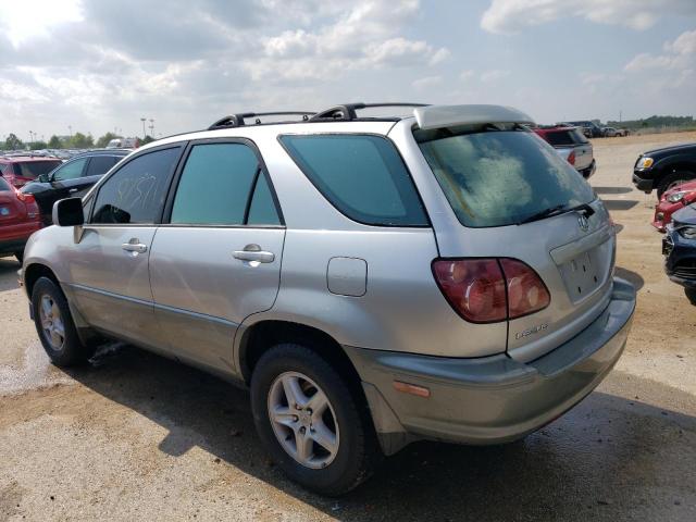 JT6GF10U8X0027065 - 1999 LEXUS RX 300 SILVER photo 2