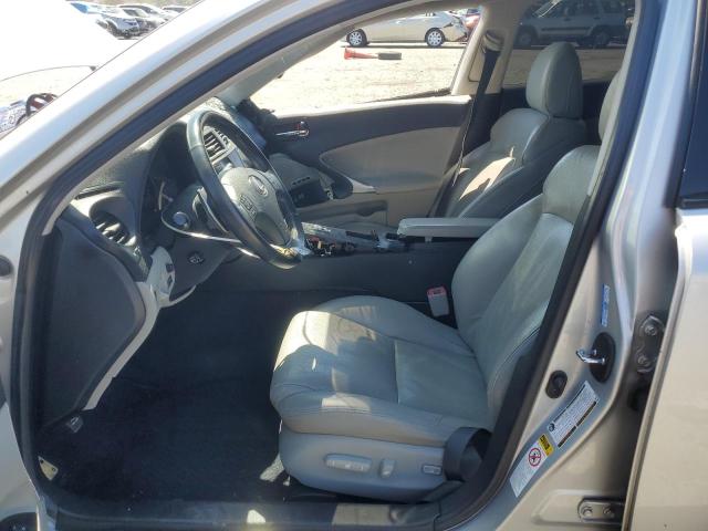 JTHBE262385021811 - 2008 LEXUS IS 350 SILVER photo 7