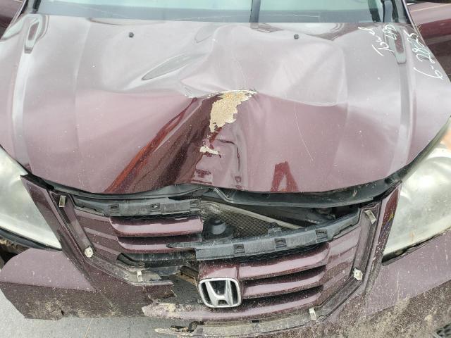 5FNRL3H68AB028091 - 2010 HONDA ODYSSEY EXL MAROON photo 12