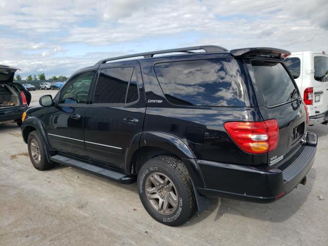 5TDBT48A54S223321 - 2004 TOYOTA SEQUOIA LIMITED BLACK photo 2