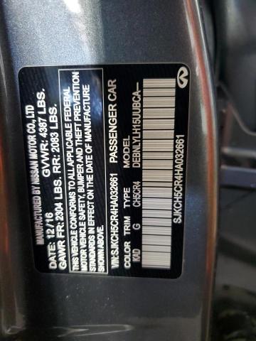 SJKCH5CR4HA032661 - 2017 INFINITI QX30 BASE Grau Foto 12