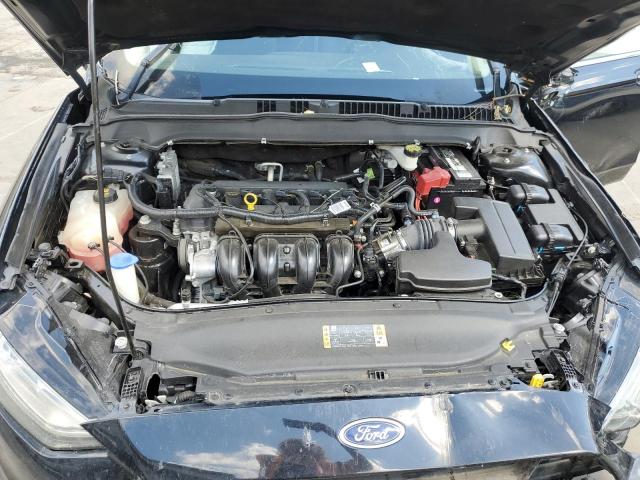3FA6P0H79JR227136 - 2018 FORD FUSION SE BLACK photo 11