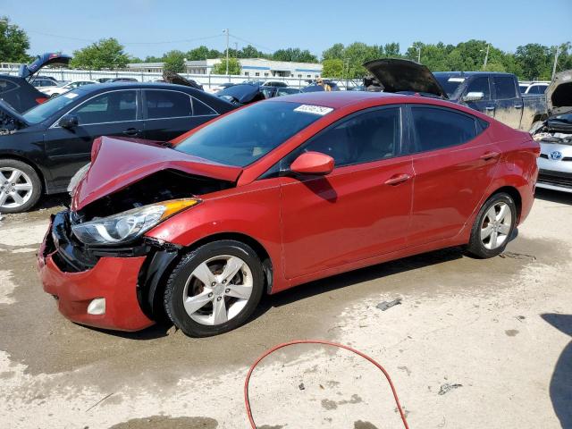 KMHDH4AE9CU193429 - 2012 HYUNDAI ELANTRA GLS RED photo 1