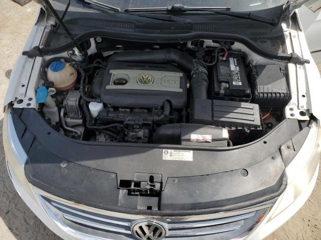 WVWMN7AN3CE503096 - 2012 VOLKSWAGEN CC SPORT WHITE photo 11