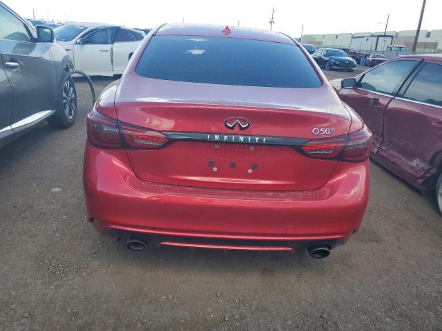 JN1FV7AP8JM460830 - 2018 INFINITI Q50 RED SPORT 400 BURGUNDY photo 6