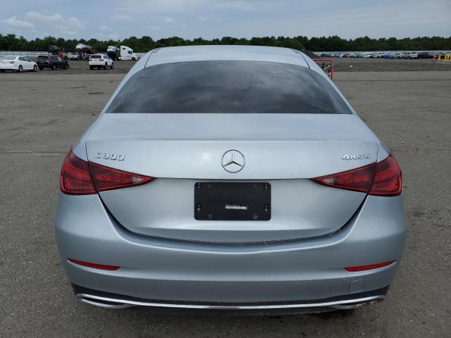 W1KAF4HB4NR054944 - 2022 MERCEDES-BENZ C 300 4MATIC SILVER photo 6