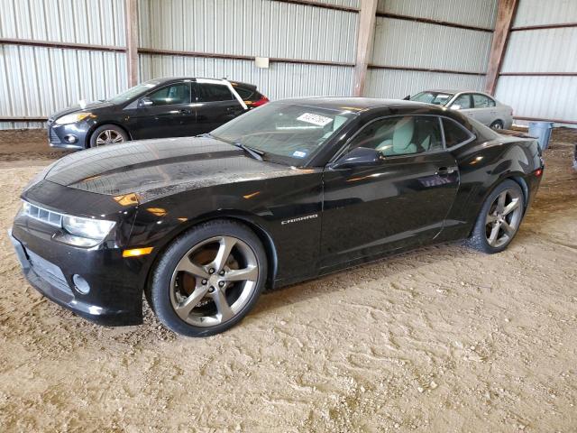 2G1FB1E32E9210733 - 2014 CHEVROLET CAMARO LT BLACK photo 1