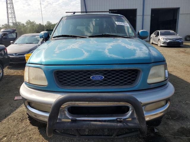 1FTDF18W1VND08786 - 1997 FORD F150 TURQUOISE photo 5