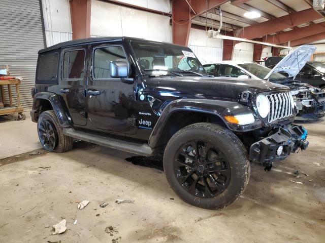 1C4RJXP61RW228901 - 2024 JEEP WRANGLER SAHARA 4XE BLACK photo 4