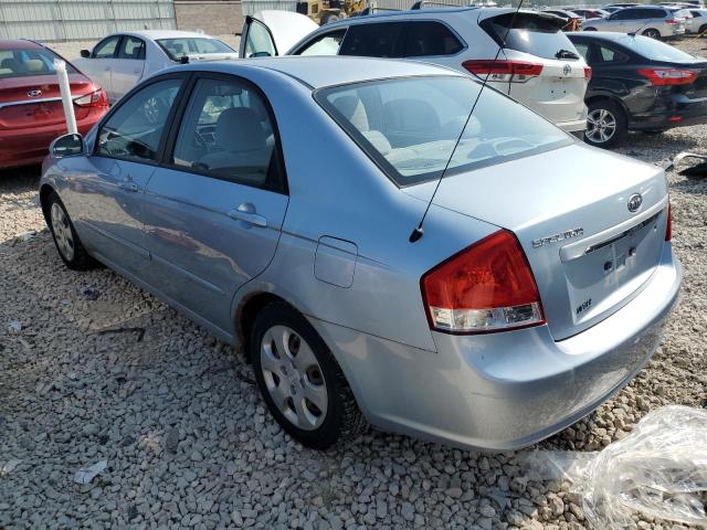 KNAFE121475448579 - 2007 KIA SPECTRA EX BLUE photo 2