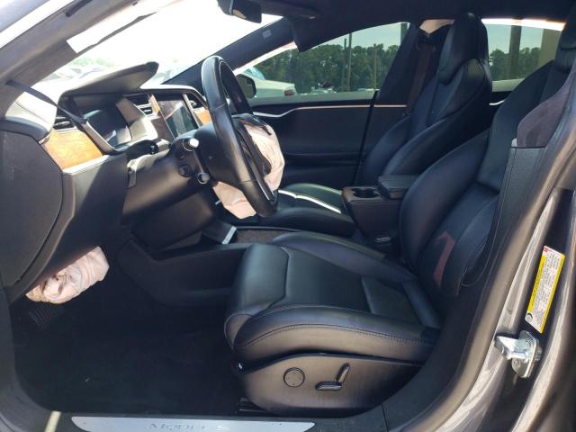5YJSA1E21KF335827 - 2019 TESLA MODEL S Մոխրագույն լուսանկար 7
