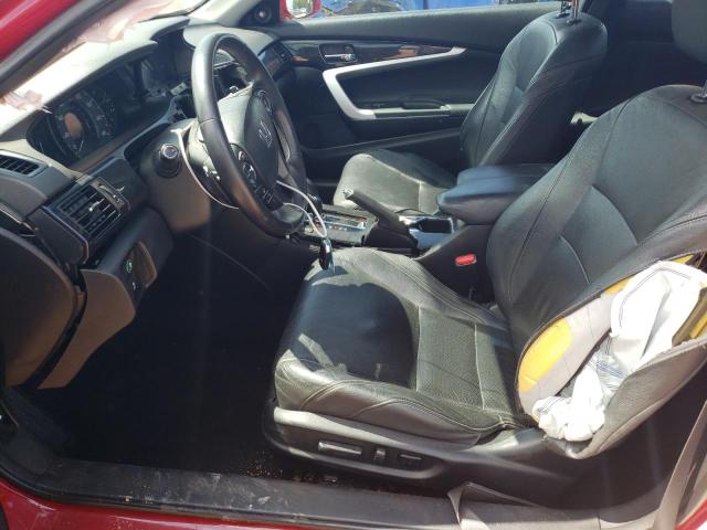 1HGCT1B84DA007368 - 2013 HONDA ACCORD EXL RED photo 7