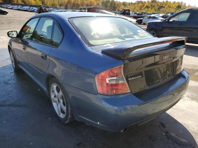 4S3BL626877211842 - 2007 SUBARU LEGACY 2.5I LIMITED BLUE photo 3