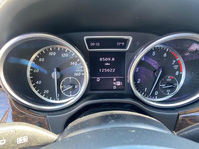 4JGDA5HBXCA033597 - 2012 MERCEDES-BENZ ML 350 4MATIC BLACK photo 10