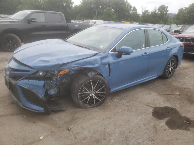 4T1G11AK9PU183642 - 2023 TOYOTA CAMRY SE NIGHT SHADE BLUE photo 1