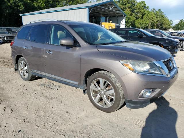 5N1AR2MM2EC735258 - 2014 NISSAN PATHFINDER S GRAY photo 4