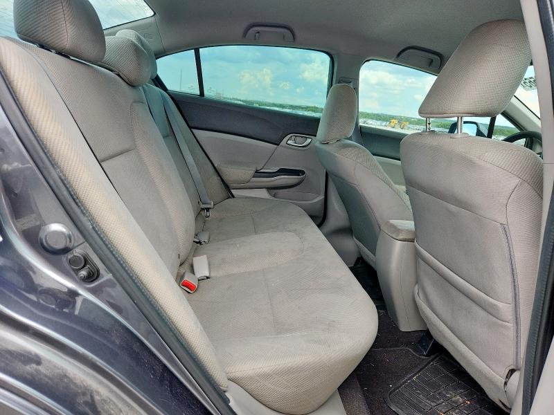 19XFB2F52CE098401 - 2012 HONDA CIVIC LX GRAY photo 10