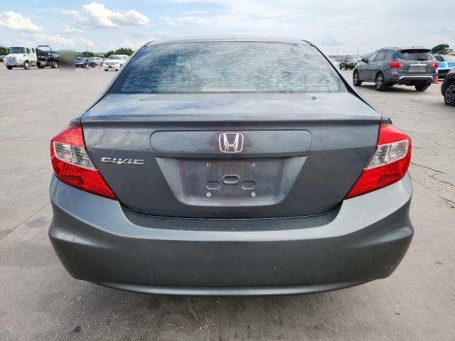 19XFB2F52CE098401 - 2012 HONDA CIVIC LX GRAY photo 6