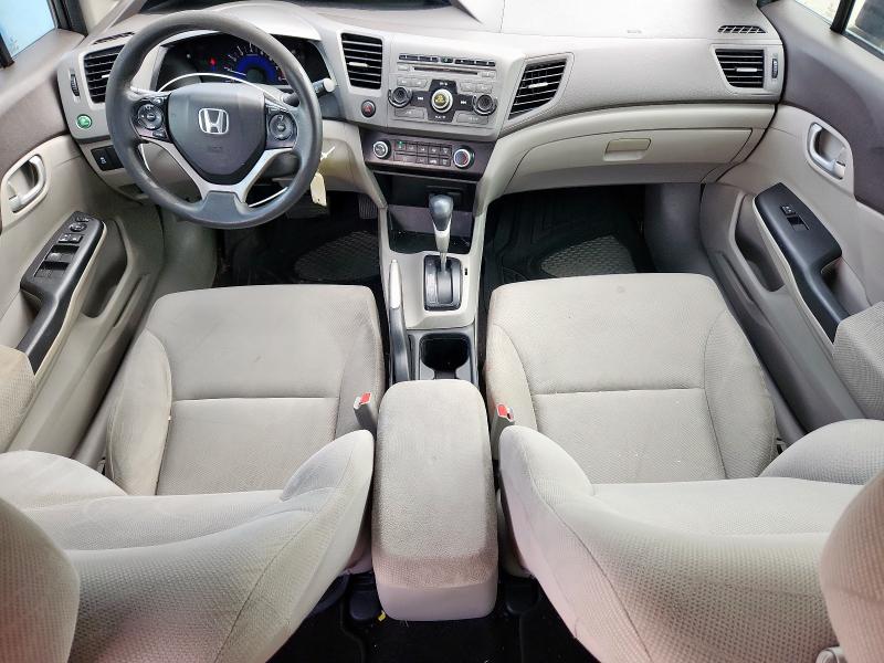 19XFB2F52CE098401 - 2012 HONDA CIVIC LX GRAY photo 8