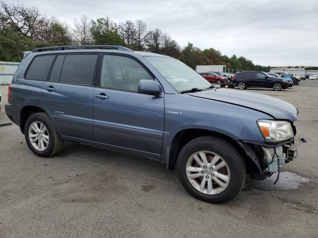 JTEEW21A270046166 - 2007 TOYOTA HIGHLANDER HYBRID BLUE photo 4