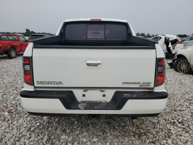 5FPYK1F26DB010719 - 2013 HONDA RIDGELINE RT WHITE photo 6