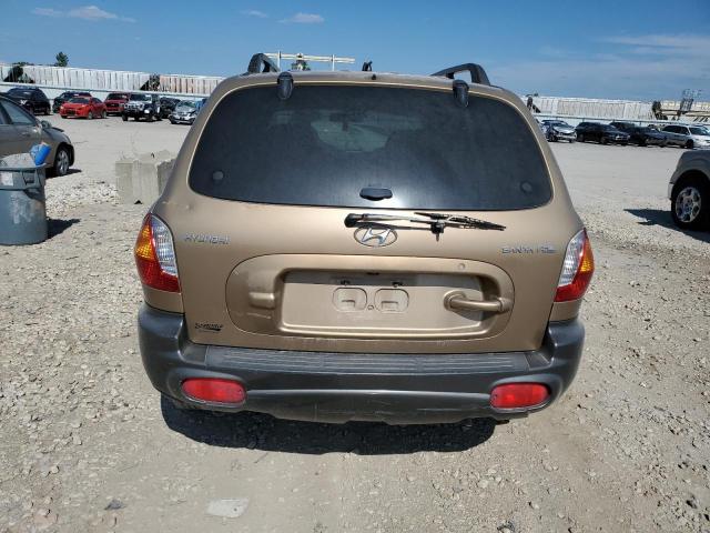 KM8SB12B74U846045 - 2004 HYUNDAI SANTA FE GL TAN photo 6