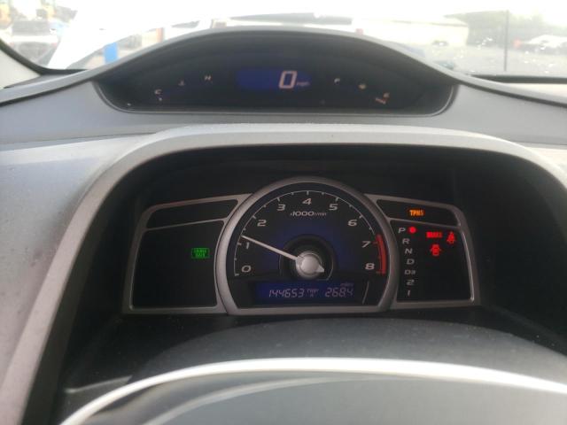 2HGFG12988H509656 - 2008 HONDA CIVIC EXL SILVER photo 9