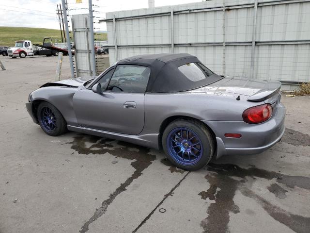 JM1NB354540406696 - 2004 MAZDA MX-5 MIATA SPEED GRAY photo 2