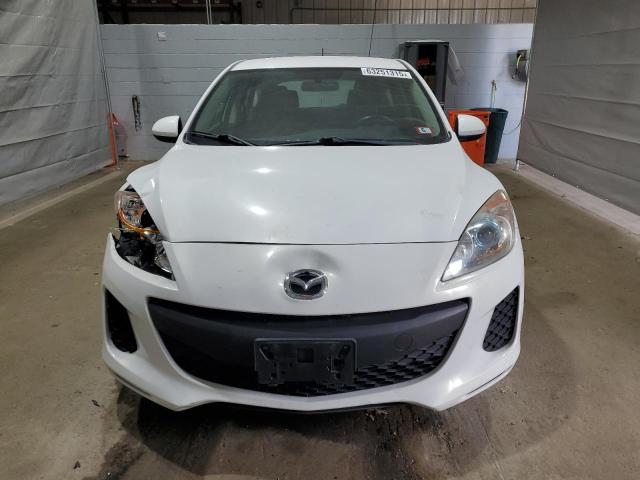 JM1BL1L89C1660799 - 2012 MAZDA 3 I WHITE photo 5