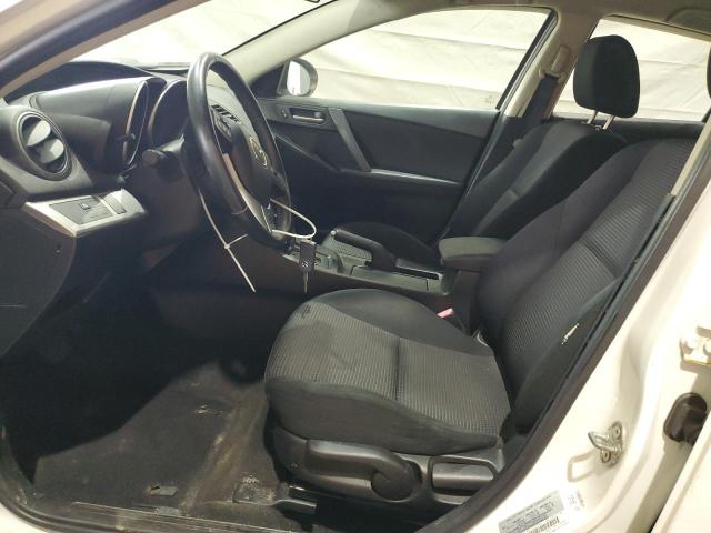JM1BL1L89C1660799 - 2012 MAZDA 3 I WHITE photo 7