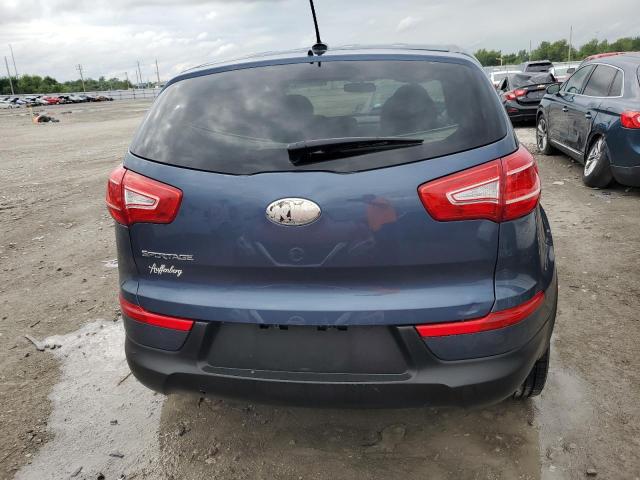 KNDPB3A2XD7507172 - 2013 KIA SPORTAGE BASE BLUE photo 6