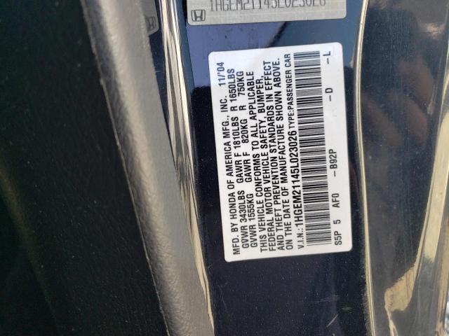 1HGEM21145L023026 - 2005 HONDA CIVIC DX VP Qara foto 13