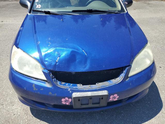 1HGEM223X5L049663 - 2005 HONDA CIVIC DX VP ლურჯი ფოტო 11