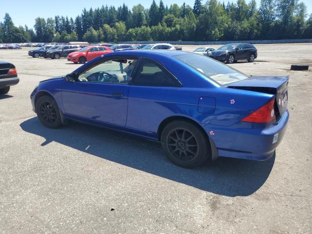 1HGEM223X5L049663 - 2005 HONDA CIVIC DX VP ლურჯი ფოტო 2