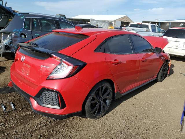 SHHFK7H47HU229453 - 2017 HONDA CIVIC SPORT 红色 照片 3