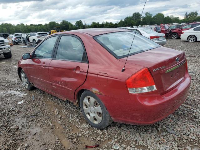 KNAFE222395645258 - 2009 KIA SPECTRA EX RED photo 2