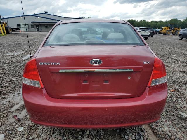 KNAFE222395645258 - 2009 KIA SPECTRA EX RED photo 6