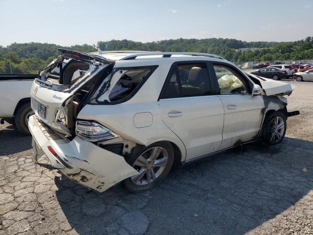 4JGDA5HB9CA029458 - 2012 MERCEDES-BENZ ML 350 4MATIC WHITE photo 3