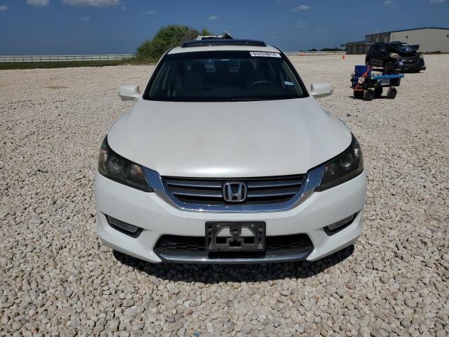 1HGCR2F7XDA055222 - 2013 HONDA ACCORD EX WHITE photo 5