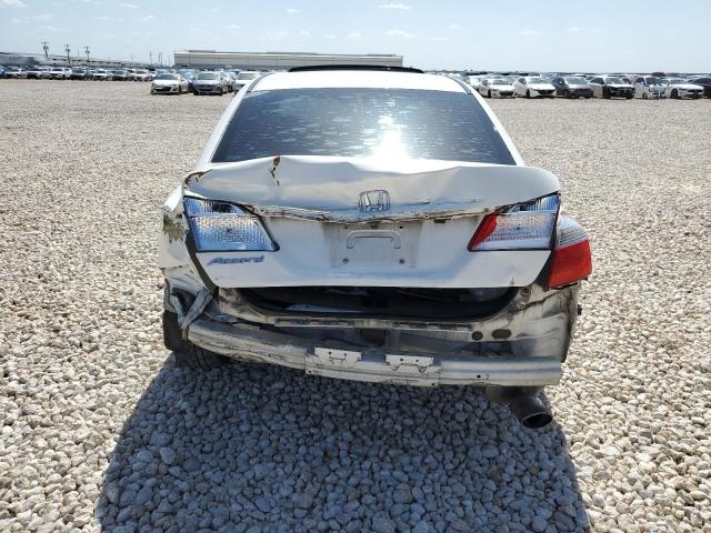 1HGCR2F7XDA055222 - 2013 HONDA ACCORD EX WHITE photo 6