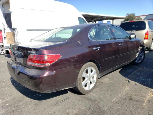 JTHBA30GX55068903 - 2005 LEXUS ES 330 BURGUNDY photo 3