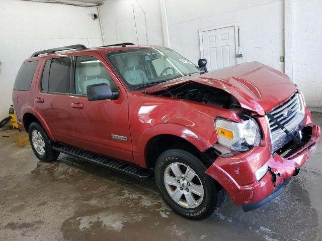 1FMEU63E98UB36664 - 2008 FORD EXPLORER XLT 红色 照片 4