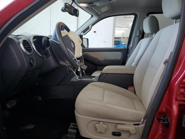 1FMEU63E98UB36664 - 2008 FORD EXPLORER XLT 红色 照片 7