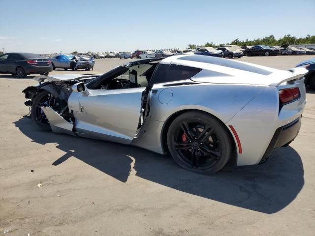 1G1YA2D70H5112808 - 2017 CHEVROLET CORVETTE STINGRAY 1LT SILVER photo 2