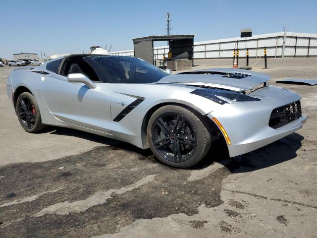 1G1YA2D70H5112808 - 2017 CHEVROLET CORVETTE STINGRAY 1LT SILVER photo 4