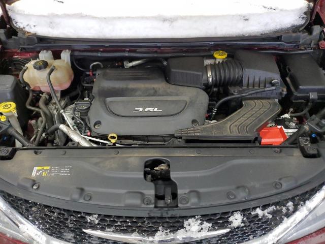 2C4RC1BG9HR752327 - 2017 CHRYSLER PACIFICA TOURING L RED photo 12