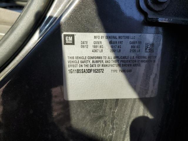 1G11B5SA3DF162072 - 2013 CHEVROLET MALIBU LS 灰色 照片 24