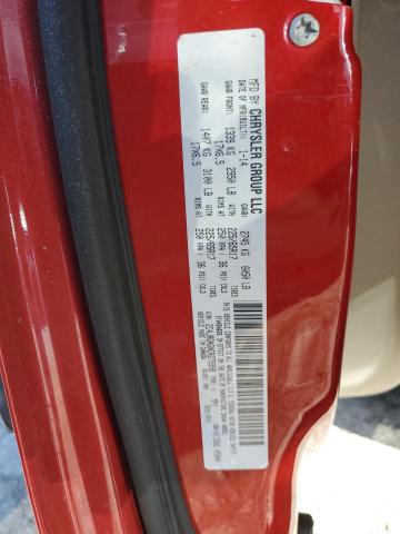 2C4JRGAGXER275998 - 2014 RAM TRADESMAN RED photo 10