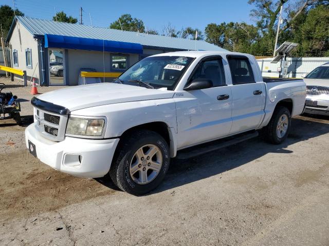 1D7RE3GK2BS673693 - 2011 DODGE DAKOTA SLT WHITE photo 1